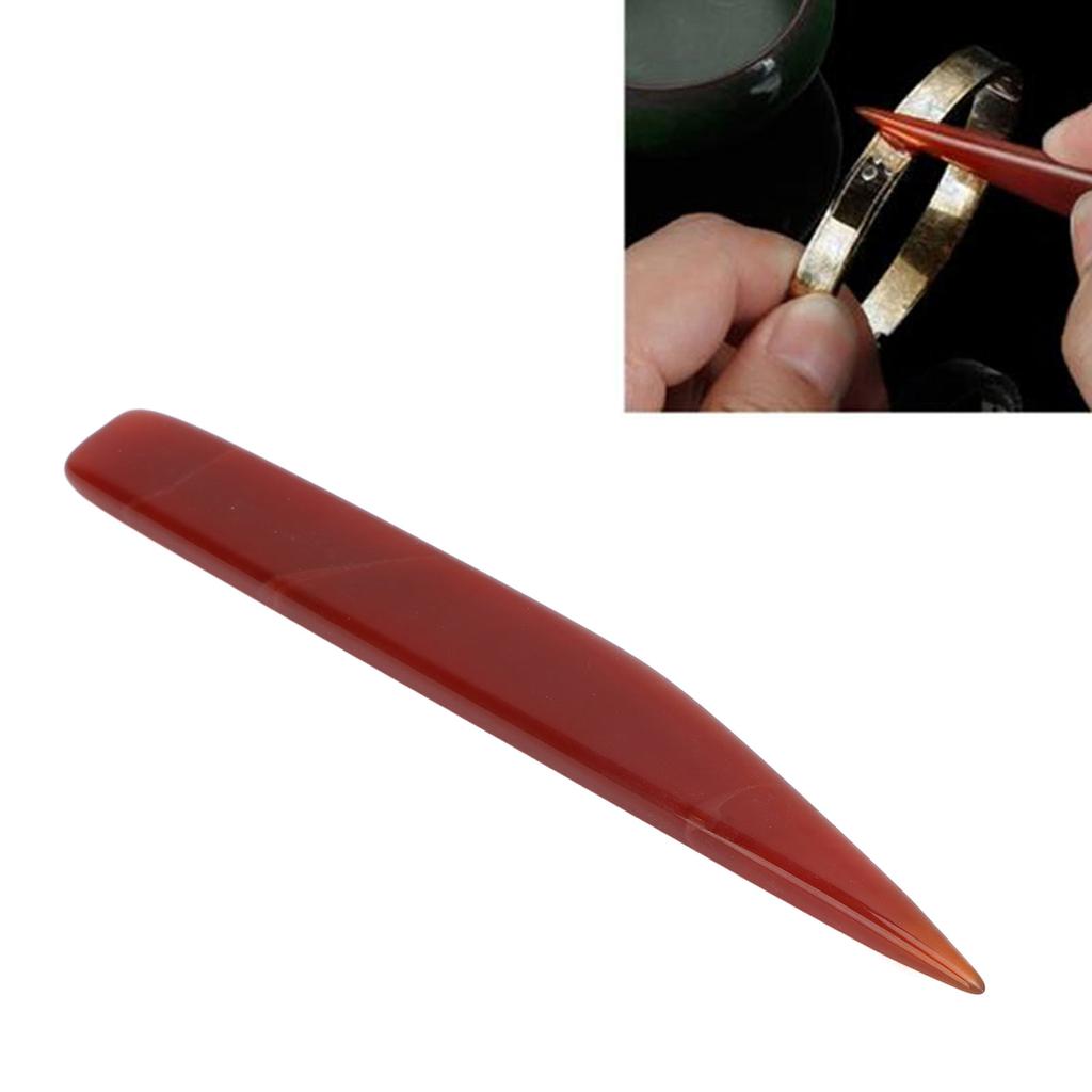 Lucidatore Agata Lucidatrice Gioielli Lucidatrice Manuale per Gioielli Strumento di Rettifica Raschiatura per Oro Argento