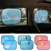 Cartoon Car Window Sun Shade Side Mesh Cover Curtain Sunshade Sun Visor For Car Trunk RV Travel Supply