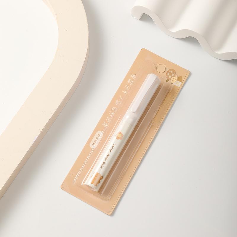 Mini forbici pieghevoli semplicità simpatico cartone animato orso coniglio forbici per cancelleria forbici piccole e carine stile penna portatile caffè