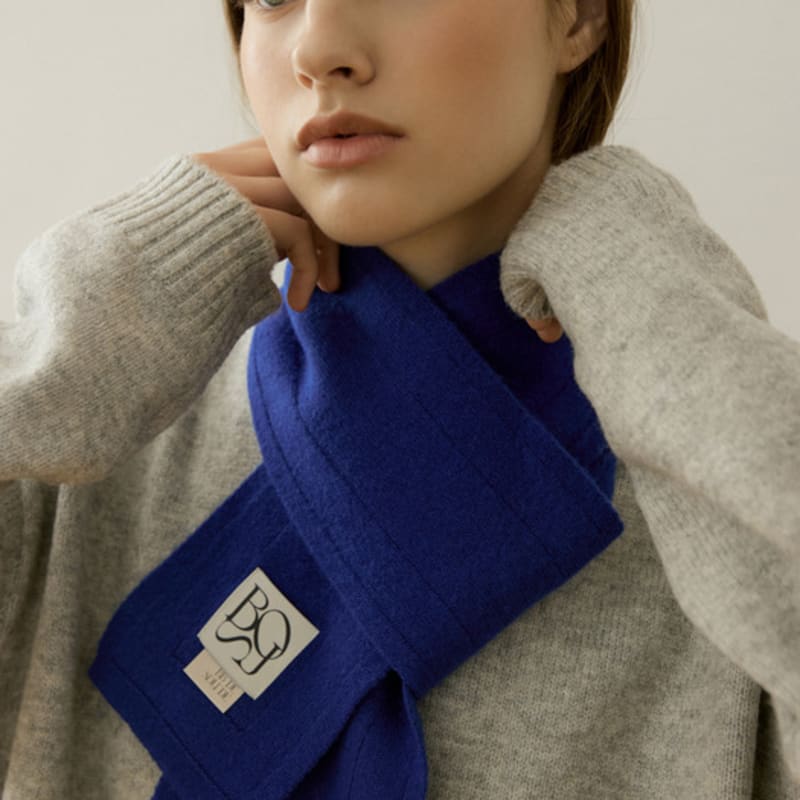 

BB’DE SOLI’DE Row mini muffler (6color) navy