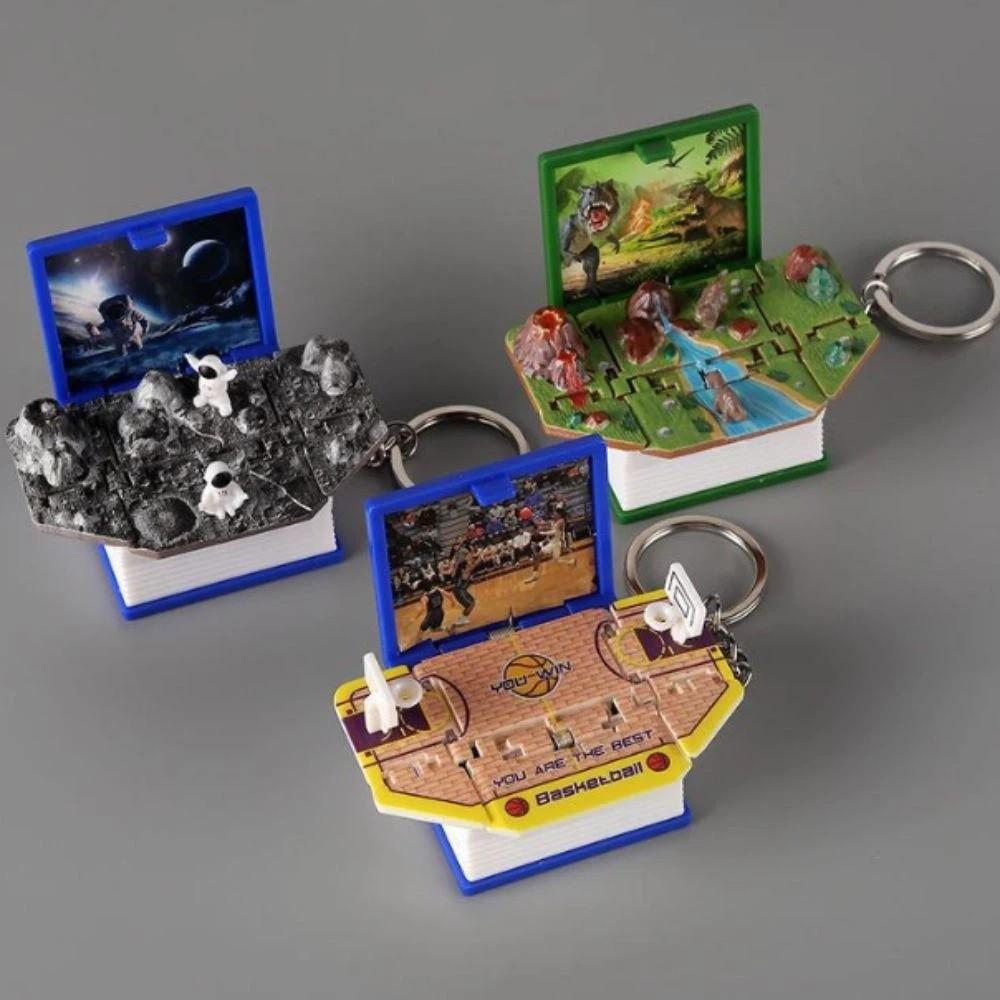 3D Opvouwbare Vouwboek Sleutelhanger Compact Lichtgewicht Angst Stressverlichting Sleutelhanger Kerstcadeau