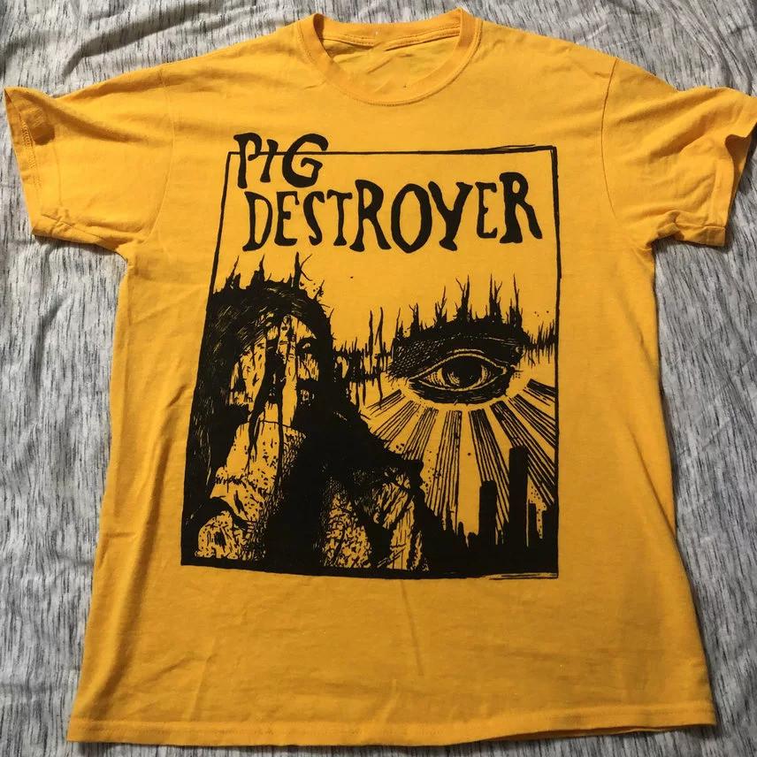 Pig Destroyer Yellow Fruit of the Loom Concert Tee Shirt Unisex S-5XL AC3076