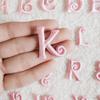 Pink English Letter Embroidery Patch for DIY Clothing