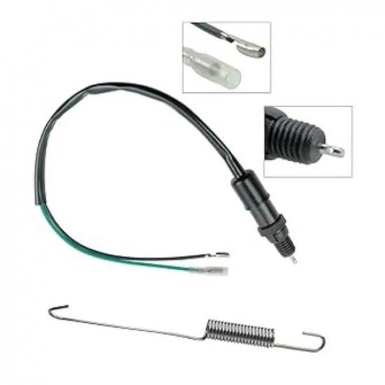 2 Wire Rear Brake Light Switch for Tail Light Switch with Spring for Most Car