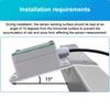 Rain And Snow Sensor Transmitter Weather Induction Detection Heating Anti-Icing Outdoor Rain And Snow Sensing Detection