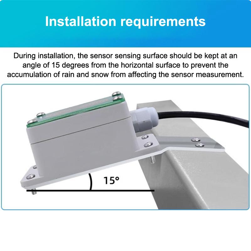 Rain And Snow Sensor Transmitter Weather Induction Detection Heating Anti-Icing Outdoor Rain And Snow Sensing Detection