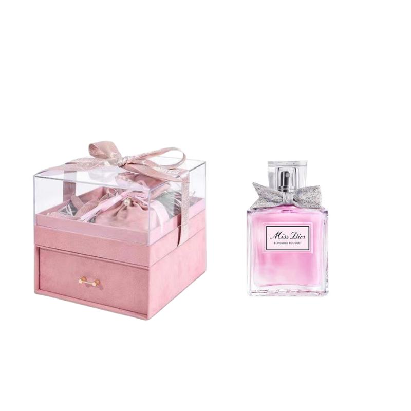 DIOR Perfume New Miss Flower 50ml Light Fragrance + Rabbit + Perfume Bag белый