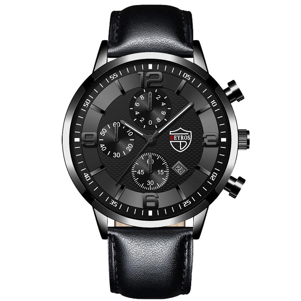 Fashion Stainless Steel Strap Men S Watch Student Luminous Calendar Quartz Watch Single watch