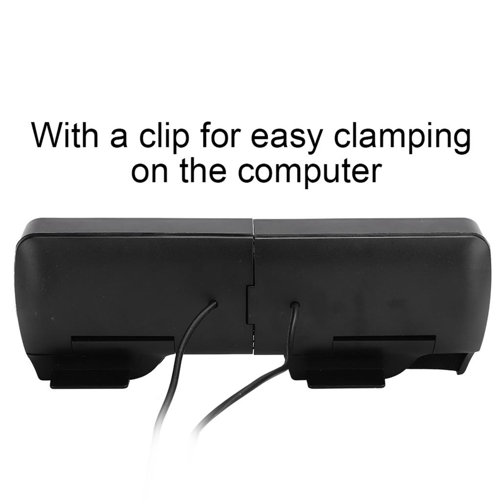 Laptop Soundbar USB Clip Screen Mini Desktop Portable 2.0 Audio Computer Accessories