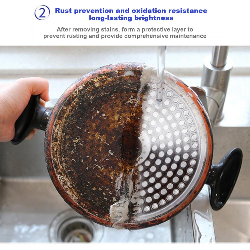 Heavy Duty Degreasing Powder Kitchen Cleaner Concentrated Oil Stain Remover for Range Hood Stove Cookware Home Cleaning Agent