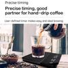 2kg 0.1g Digital Smart Drip Coffee Scale Timer Weighing Double-row Display Weight with Timer Household Drip Kitchen Scales