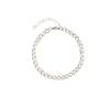 Titanium Steel NK Men's Bracelet That Doesn't Fade, Has a High-end Feel, Is Niche and Simple, Cuban Side Chain, Classic Versatile Accessory for Women
