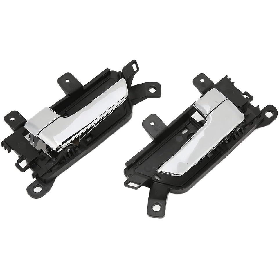 Tbest Door Handles,82620-2J000,2009 Interior Door Handle,Inner Door Handle 2Pcs Car Inside Door Handles 82620‑2J000 Silver Replacement for