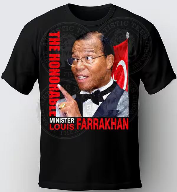 РУБАШКА ЛУИСА ФАРРАХАНА. Футболка с изображением истории чернокожих. МАЛКОЛЬМ ИКС. Унисекс футболка JUNETEENTH L