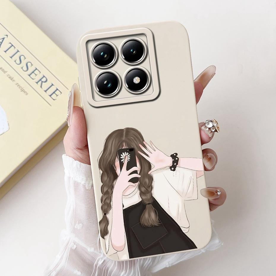 Cute Cartoon Phone Case For Xiaomi 14T Pro Soft Silicone Shockproof Cover For Xiaomi 14T 14 T Pro 5G Cases Bumpers
