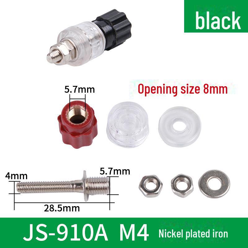 Kupferklemmenblock für Schweißmaschinen-Wechselrichter, Leistungsanschluss M6/M8/M10, Modell JS-333/555