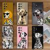 Dalmatian Cute Dog Soft Phone Case for Samsung Galaxy S26 S25 Edge S24 Ultra S23 Plus S22 S21 FE S20 Black Cover Back Shell