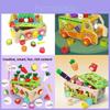 Holzbauernhof Obstgarten Form Zuordnung Ziehspielzeug Für Kinder Lernen Und Entwicklung