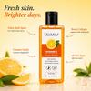 VELKSHA Vitamin C Face Wash with Lemon Extract & Mint Refreshing Brightening Cleanser for Deep Cleansing, Glowing Skin, Dark Spot Care, Oil Contro