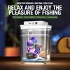 Desktop Fish Tank, Lazy Fish Fighting Tank, Self Circulating Ecological Fish Tank, Living Room Small Ecological Goldfish Tan