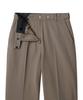 MUSINSA STANDARD WOMAN Women'S Heavyweight Fleece-Lined Wide Hidden Elastic Waist Slacks [Dusty Beige]