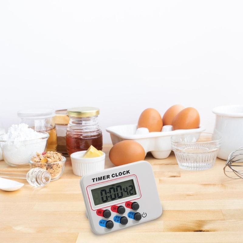 Plastic Count Down Timer For Home Baking Plastic Body Digital Kitchen Timer With Magnetic Backing Accurate Clock