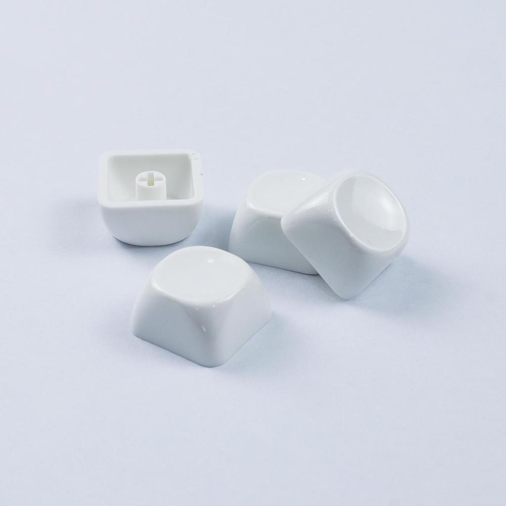 PBT Material MOA Colored Keycap Set - Universal Mechanical Keyboard, Monochrome to Multicolor Rainbow Styles