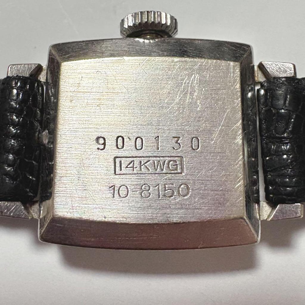 [USED] Vintage 14K White Gold Seiko Solar 21 Jewels Watch