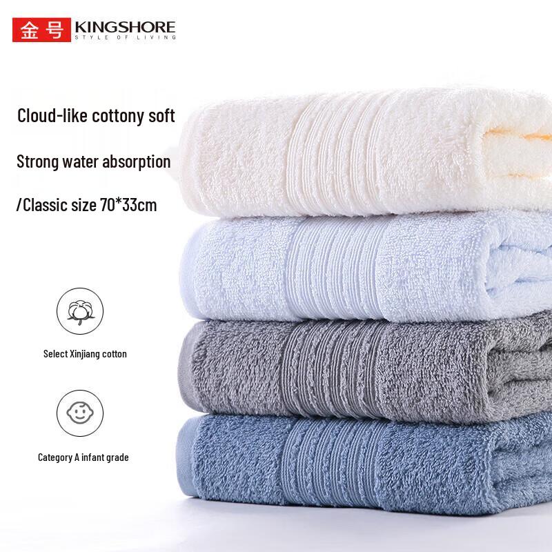 

Набор из 4 абсорбирующих хлопковых полотенец для лица Jinhao