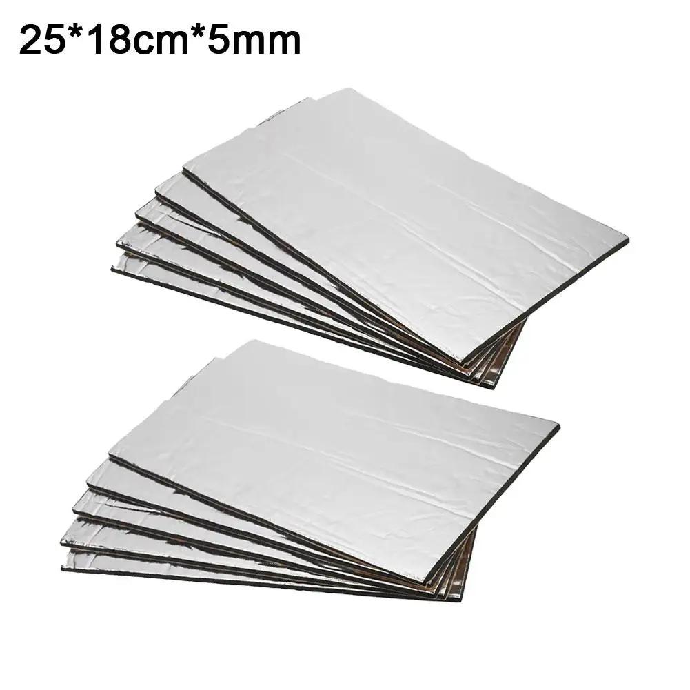 10pcs Car Insulation Cotton Automobile Heat Insulation Foam Deadening Hood Closed Universal Accessories Car Cotton Mat Cell O2F9