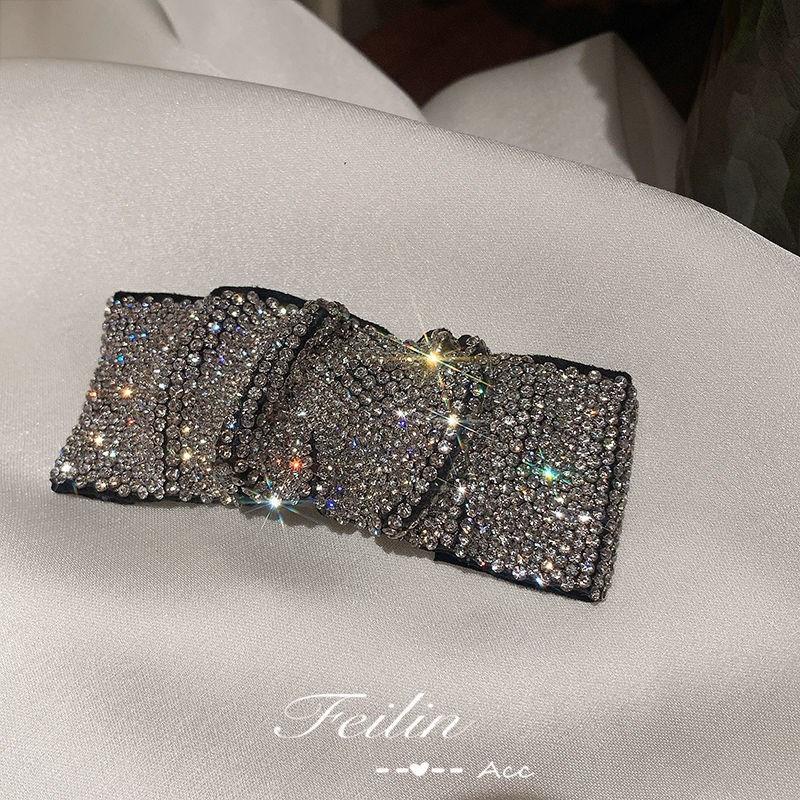 

Роскошные Заколки для волос ручной работы с кристаллами, Обручи для волос для девочек, Корея, Высококлассные Полностью стразовые Заколки-складки, Зажимы, Заколки-автоматы