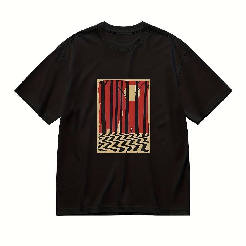 Twin Peaks Laura Palmer Fireman Rubber Head Mulholland Road Men s T-shirt Summer Casual T-shirt S