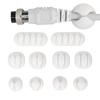 10pcs Cable Clip Cord   Self Adhesive Wire Management for   Beauty Equipment Desk Data Lines
