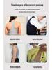 Cross-Back Posture Corrector: Adjustable Shoulder, Back & Spine Support for Adults & Students