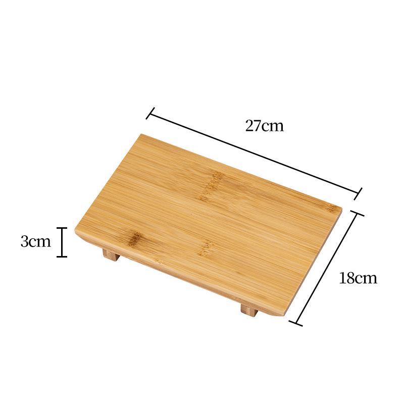 Bamboo Sushi Board Japanese And Korean Cuisine Rectangular Sushi Tray Serving Plate Cooking Sashimi Tableware Wood Platter Board