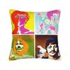 Beatled rock band  Pillowcases Merch Printed Cushion Cover Classic Rock Band Pillow Covers Sofa Decoration Zipper Multiple Sizes