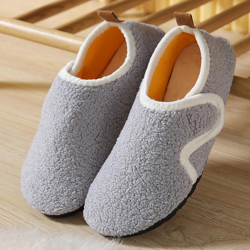 Chaussons d'intérieur d'hiver doublés de peluche pour femme - Pantoufles à enfiler douces doublées de peluche avec , Doublure intérieure douillette en peluche toutes saisons, Chaussures d'intérieur décontractées
