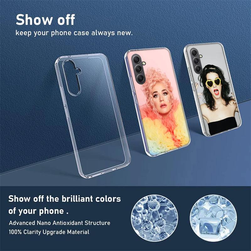 Singer K-Katy Perry Phone Case for Samsung A17 A37 A57 A07 A16 A26 A36 A56 A06 A02S A12 A22 A32 A52S A04S A14 A24 A34 A54 A03 A1