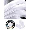 Classical White Gloves for Performances, Business Meetings, and Speeches Restaurant Waiter Waitress Cotton
