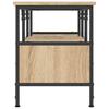 TV Cabinet Sonoma Oak 100 x 35 x 45 cm Particleboard & Iron