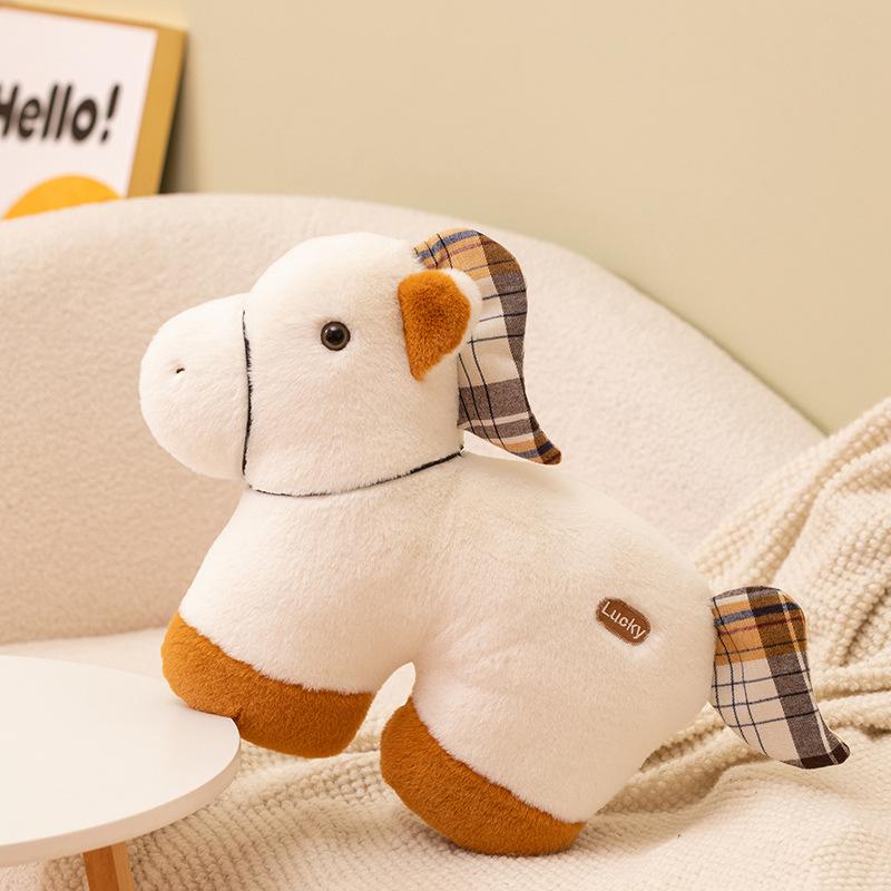 

Soft Pony Pillow Plush Toy Doll White Pony Doll Home Pillow Cushion Ragdoll 35cm（0.4kg）