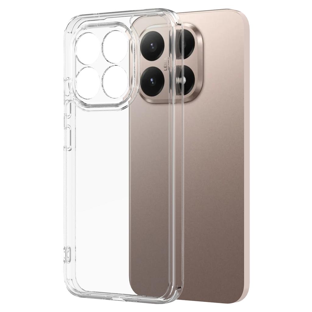 For Xiaomi 17 Clear Phone Case TPU+Acrylic Shockproof Phone Back Cover