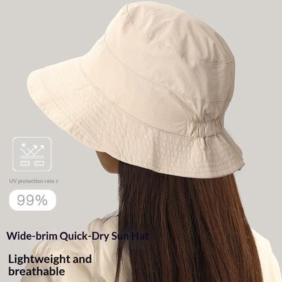 Women's Fisherman Hat With Sun Protection Uv Protection Sun Protection Quick Drying Camping Mountain Cap Women's Bucket Hat