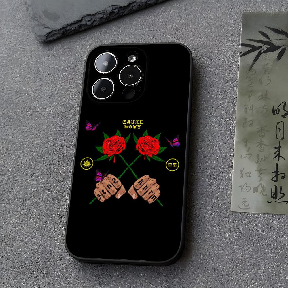 E-Eladio Carrion Sauce Boyz Phone Case Funda For Iphone 13 17 16 11 15ProMax 14 12 Pro Xs Max Mini Xr X 7 8 6 6s Plus Covers