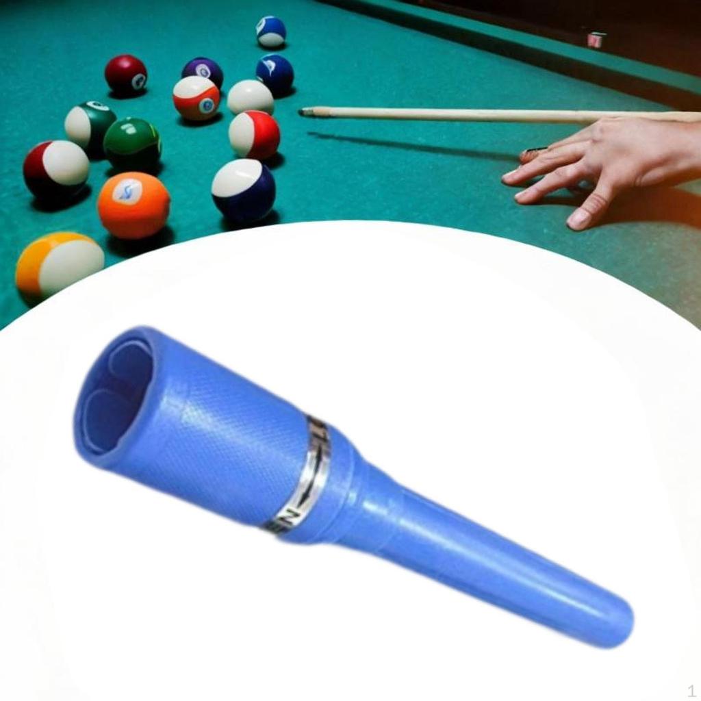 9 Balls Cue Butt End Extension for Pool Players Comfortable Grip Length 30cm Blue