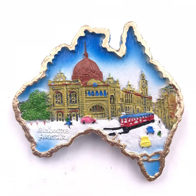 Australia Travelling Souvenirs Fridge Magnets Australian Resorts Sydney Melbourne Magnetic Stickers for Message Board Home Decor