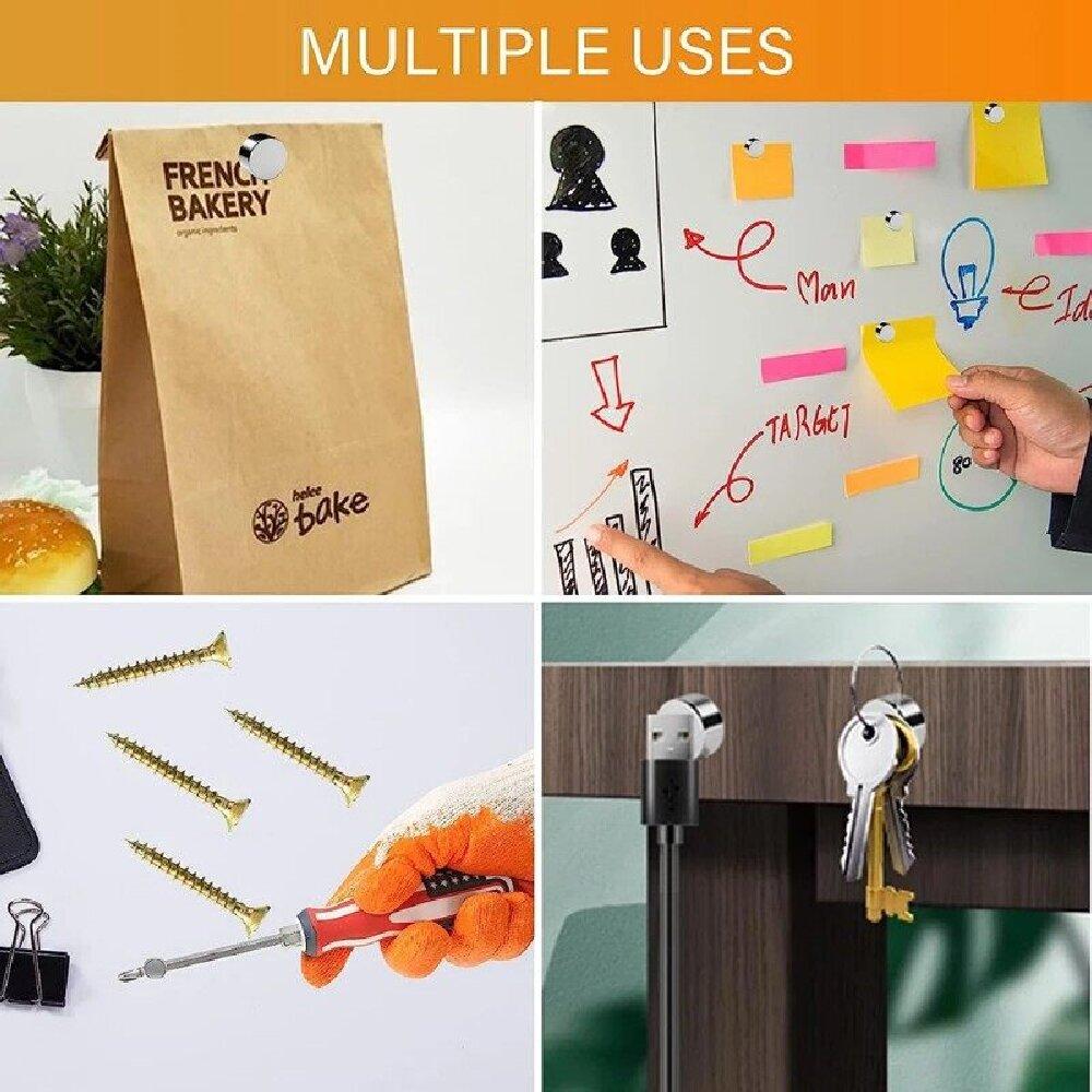10/20/50pcs 10x3mm Magnets, Super Heavy Duty Disc Magnets for Industrial, Workshop, Tool Holders, CNC, Jigs & Fixtures