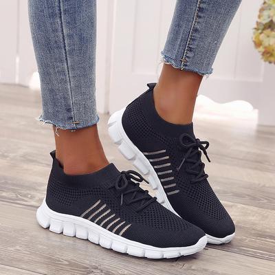 New Women's Sneakers Spring Flat Shoes Casual Women Vulcanized Summer Light Mesh Breathable Female Running Shoes