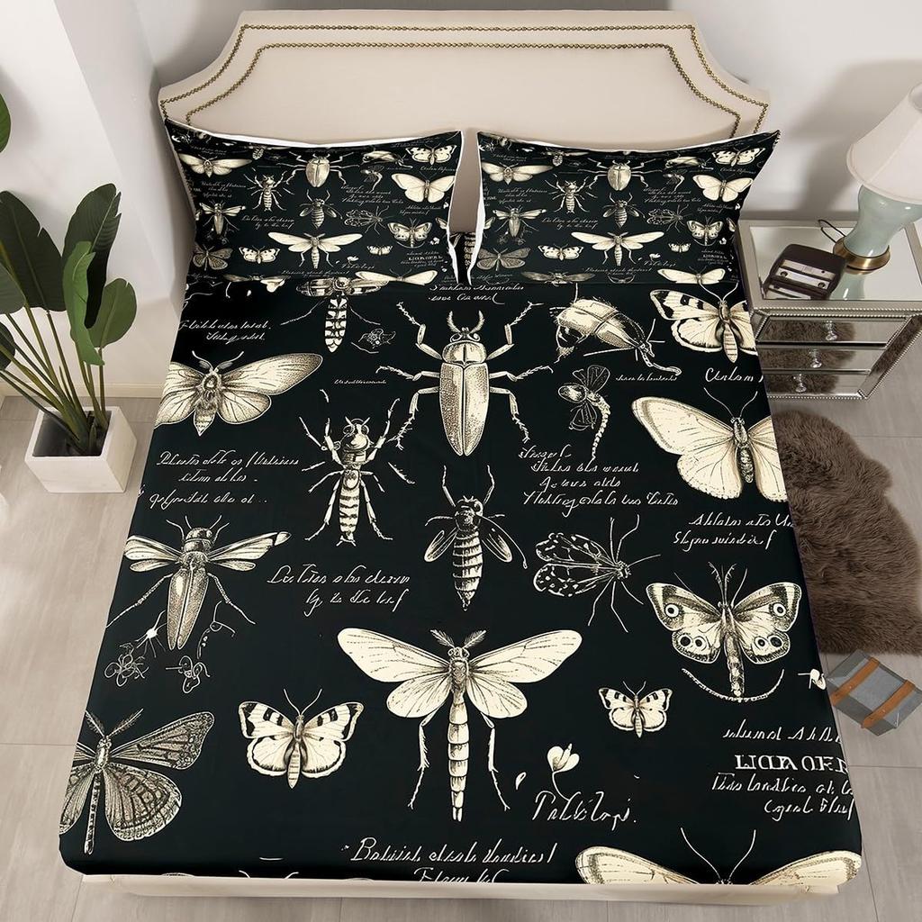Bedding Set butterfly moth insect beetle