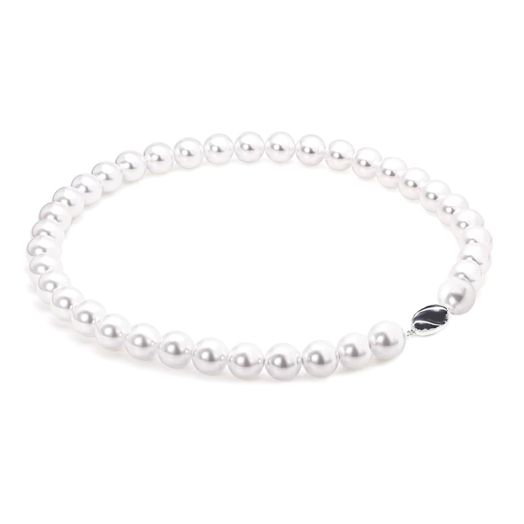 C-Girls Pearl Shop - Accessory Specialty Store - Formal Occasions Necklace - Extra Large Hanadama Pearl 12mm Pearl 50cm White - Gift Wrapping